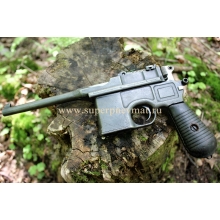 Cписанный охолощенный пистолет Mauser c96 под холостой патрон 9х19