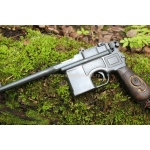 Холостой охолощенный пистолет Mauser red 9 под холостой патрон 9х19 люгер