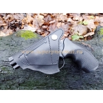 Кожаная поясная кобура для револьвера Бульдог Курс (черная).