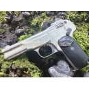 Макет пистолета Браунинг 1900 Browning 1900 в хроме.