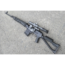 Охолощенная СВД-С снайперская винтовка Драгунова с складным прикладом