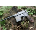 Охолощенный пистолет Маузер красная 9, Mauser Red 9 под холостой патрон 9х19 люгер
