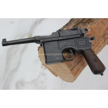 Охолощенный пистолет Маузер схп Mauser Bolo под холостой патрон 9х19 люгер в люксе