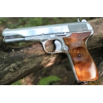 Охолощенный пистолет ТТ М 57 в матовом хроме