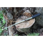 Телескопическая дубинка на пружине серебристая с чехлом. Возможна отправка наложенным платежом.